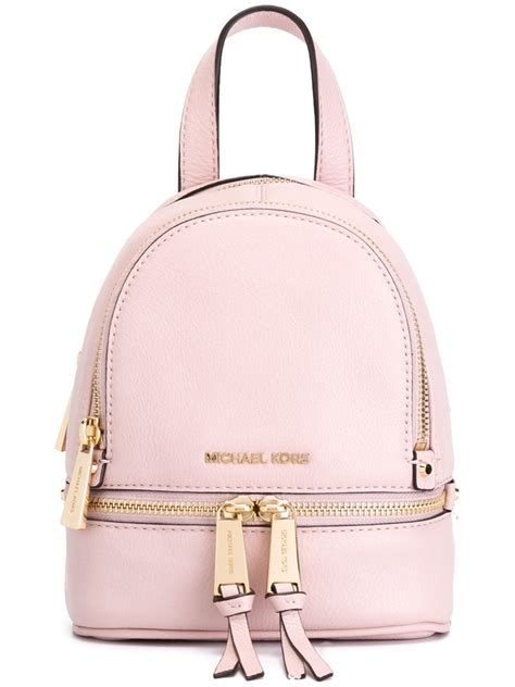 michael kors rhea backpack soft pink|Michael Kors rhea mini.